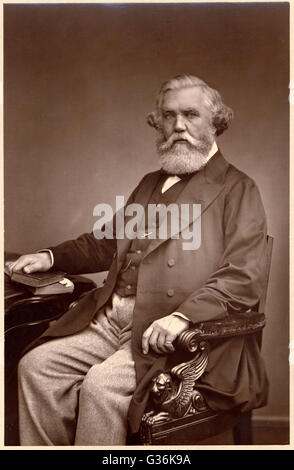 Austen Henry Layard (1817 - 1894), archéologue et diplomate Banque D'Images