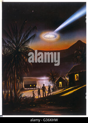 OVNI en Papouasie-Nouvelle-Guinée Banque D'Images