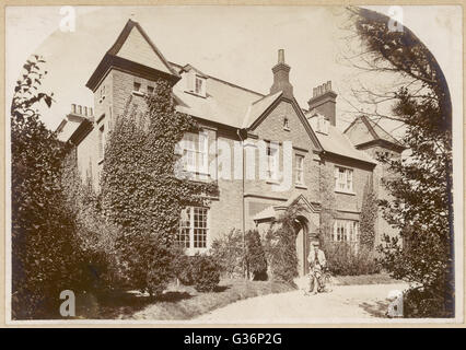 Thomas Hardy, romancier et poète anglais, à Max Gate Banque D'Images