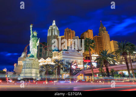 5 AOÛT, Las Vegas : Le célèbre New York New York Hotel & Casino Le Août 5, 2015 à Las Vegas, Nevada Banque D'Images
