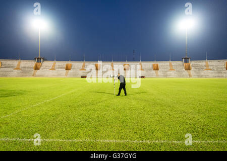 Stade Bouaké un stade de Bouaké, Côte d'Ivoire, Afrique de l'Ouest Banque D'Images