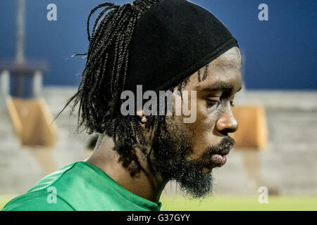 Gervinho de l'équipe nationale de football de la Côte d'Ivoire surnommé les éléphants (les éléphants), Côte d'Ivoire, Afrique du Sud Banque D'Images