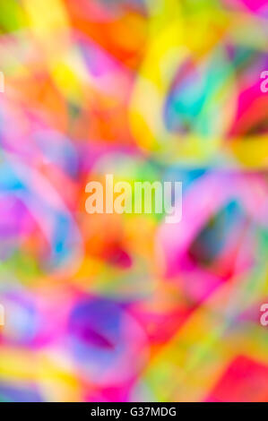 Résumé fond flou lumineux de fouillis de couleurs arc-en-ciel Banque D'Images