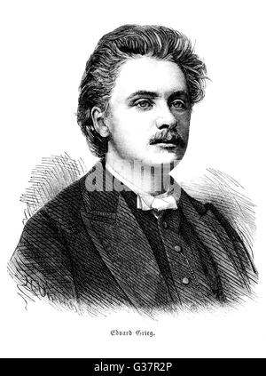 EDVARD HAGERUP GRIEG Banque D'Images