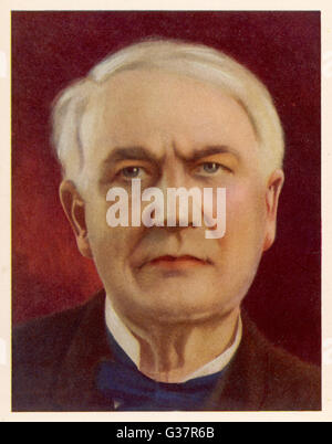 THOMAS ALVA EDISON Banque D'Images