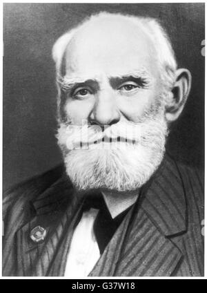 Physiologiste russe Ivan Petrovich Pavlov Date : 1849 - 1936 Banque D'Images