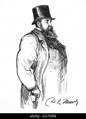 Dwight Lyman Moody (1837-1899), évangéliste américain et homme d'affaires. Banque D'Images