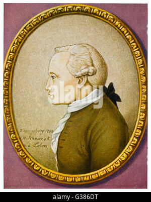 Emmanuel Kant Banque D'Images