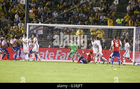 Los Angeles, Californie, USA. 7 juin, 2016. La Copa America match de football entre la Colombie et le Paraguay au Rose Bowl de Pasadena, Californie, le 7 juin 2016. La Colombie a gagné 2-1. © Ringo Chiu/ZUMA/Alamy Fil Live News Banque D'Images