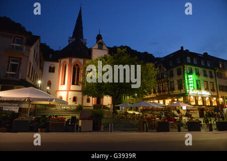 St Goar, Rhénanie-Palatinat, Allemagne Banque D'Images