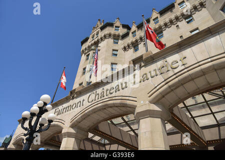 Hôtel, Hôtel Fairmont Château Laurier, Ottawa, Ontario, Canada Banque D'Images