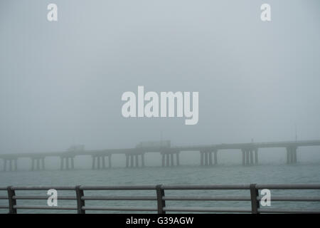 Chesapeake bay bridge dans l'est de Beijing. Banque D'Images