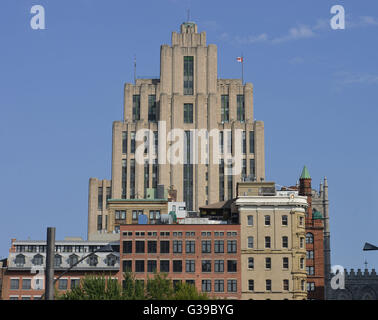 Édifice Aldred, Place d'armes, Montréal, Québec, Canada Banque D'Images