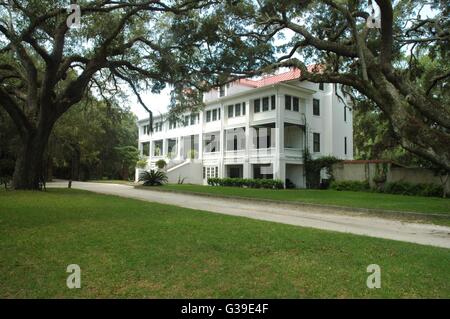 Hôtel particulier Grayfield sur Cumberland Island National Seashore en Géorgie. Banque D'Images