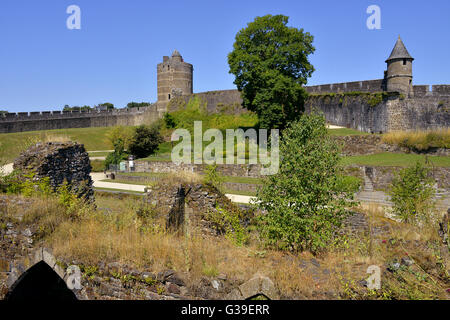 Château de Fougères en France Banque D'Images