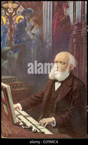 CHARLES GOUNOD musicien et compositeur français décrit la composition de son opéra Faust Date : 1818 - 1893 Banque D'Images