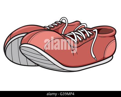 Vector illustration d'espadrilles Illustration de Vecteur