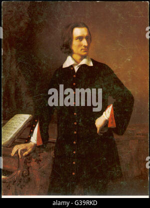 FRANZ LISZT compositeur et musicien hongrois Date : 1811 - 1886 Banque D'Images