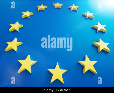 3D Europe Banque D'Images