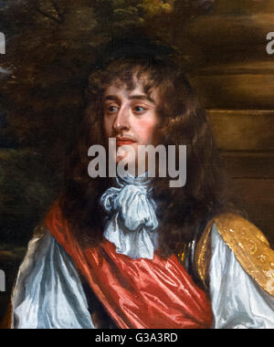 Jacques II et VII (1633-1701), roi d'Angleterre et l'Irlande en tant que Jacques II et Roi d'Ecosse comme James VII. Portrait par sir Peter Lely, huile sur toile, 1661. Banque D'Images