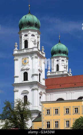 Allemagne, Bavière, Passau, Dom, la cathédrale St Stephan, Banque D'Images