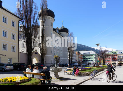 Hôtel de ville (Liebburg) à Hauptplatz (place principale), l'Autriche, Tyrol, Lienz, Tyrol , Banque D'Images