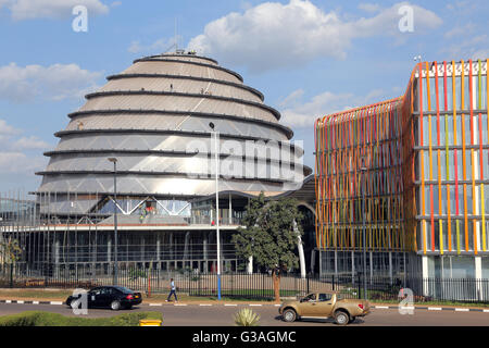 Dôme de la promotion Kigali Convention Centre, ouverture juillet 2016. Kigali, Rwanda Banque D'Images