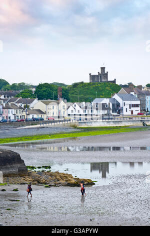 La Motte, ou les douves Donaghadee Banque D'Images