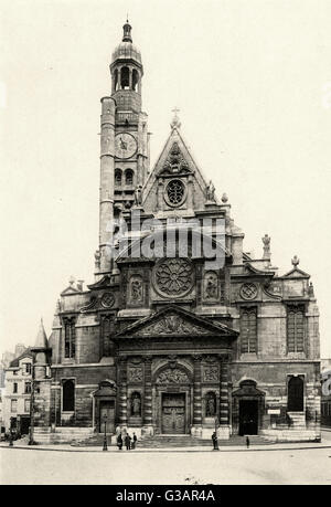 Paris, France - Église Saint-Etienne du Mont. Banque D'Images