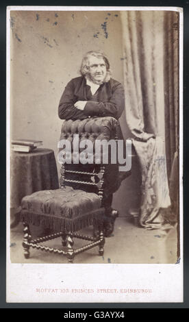 SIR JAMES YOUNG SIMPSON médecin écossais, premier à utiliser de l'éther comme anesthésique dans la pratique obstétrique Date : 1811 - 1870 Banque D'Images