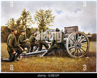 WW1/ARTILLERIE RUSSE Banque D'Images