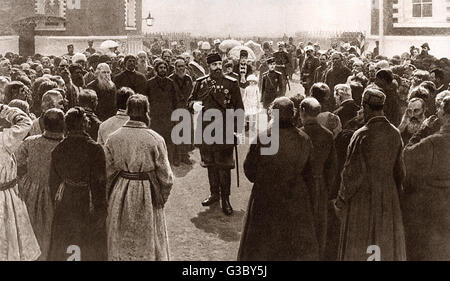 Tsar Alexandre III de Russie à Moscou Banque D'Images