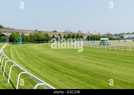 CHESTER, Royaume-uni - Juin 04, 2016 : Section de la piste de course de chevaux à Chester. 04 juin 2016. Banque D'Images