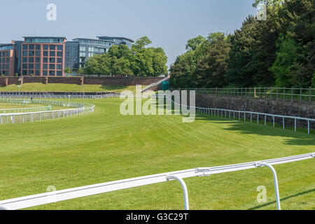 CHESTER, Royaume-uni - Juin 04, 2016 : Section de la piste de course de chevaux à Chester. 04 juin 2016. Banque D'Images