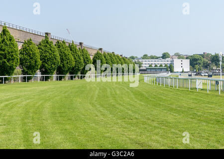 CHESTER, Royaume-uni - Juin 04, 2016 : Section de la piste de course de chevaux à Chester. 04 juin 2016. Banque D'Images