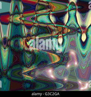 Abstract background gradients horizon coloriage avec visual lens flare et les effets de vague Banque D'Images