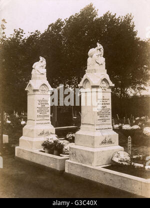 Tombes des victimes d'une indignation de la mer du Nord, Hull, Yorkshire Banque D'Images