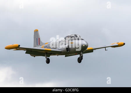 L'ancien Royal Air Force (RAF) BAC Jet Provost T4 jet des avions d'entraînement G-BXLO Banque D'Images