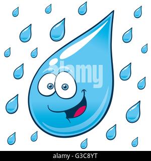 Vector illustration de goutte d'eau Illustration de Vecteur