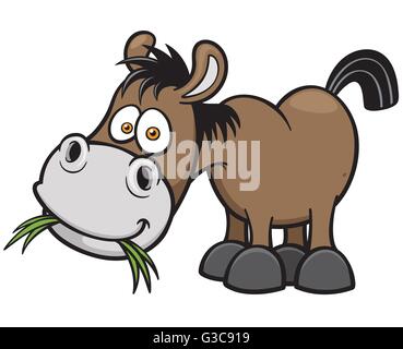 Illustration Vecteur de Cartoon horse Illustration de Vecteur