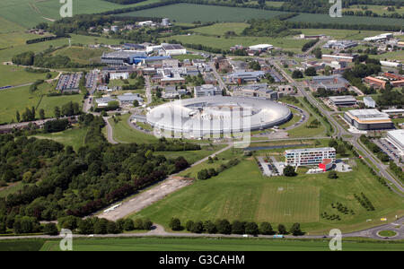 Vue aérienne du centre de commerce international d'Harwell et de recherche sur l'établissement à l'ukase Harwell, Oxfordshire, UK Banque D'Images