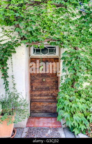 Porte avant dans Arles, Bouches-du-Rhône, Provence-Alpes-Côte d'Azur, dans le sud de la France, France, Europe, Banque D'Images