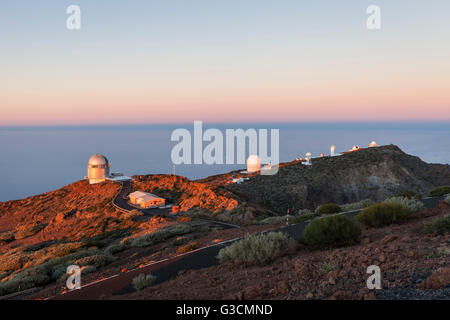 Observatoire sur le Roque de los Muchachos, La Palma, Canary Islands, Spain, Europe Banque D'Images