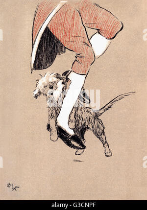 Illustration par Cecil Aldin, le snob Banque D'Images