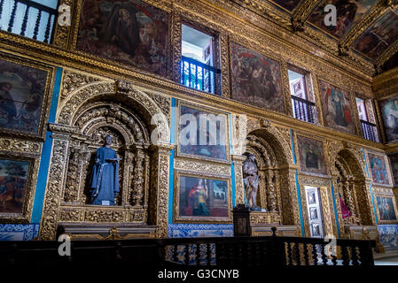 Capela Dourada da Ordem Terceira de São Francisco, Recife, Pernambuco, Brésil Banque D'Images