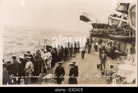 HMS Marlborough, cuirassé de la classe Iron Duke - compétition Banque D'Images