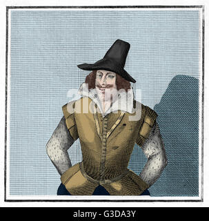 Guy Fawkes - conspirateur de la parcelle de Gunpoudreuse Banque D'Images