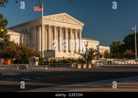 La Cour suprême des États-Unis, Washington DC, USA Banque D'Images