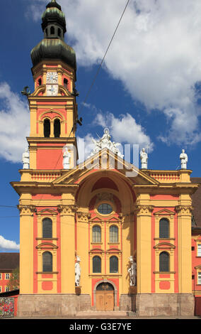 Autriche, Tyrol, Innsbruck, Église de l'abbaye de Wilten, Banque D'Images