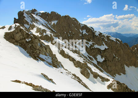 Autriche, Tyrol, Alpes, Innsbruck, Hafelekar, paysages de montagne, Banque D'Images